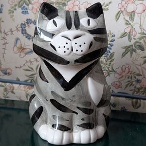 Vtg Dalton Pottery Cat Vase